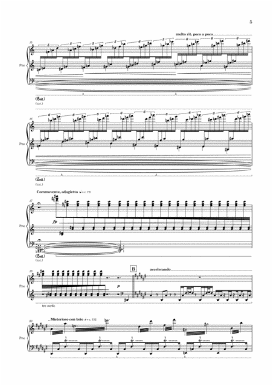 Scenes from Literature: The Infernal Whirlwind Piano Solo scores gallery preview page 5