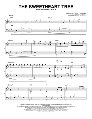 Book cover for The Sweetheart Tree [Jazz version] (arr. Brent Edstrom)