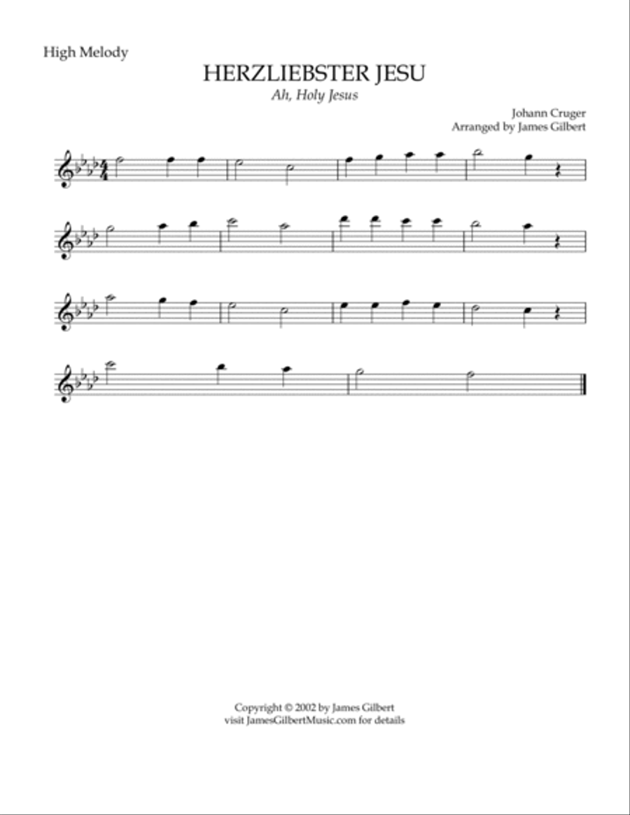 HERZLIEBSTER JESU HERZLIEBSTER JESU Small Ensemble scores gallery preview page 4