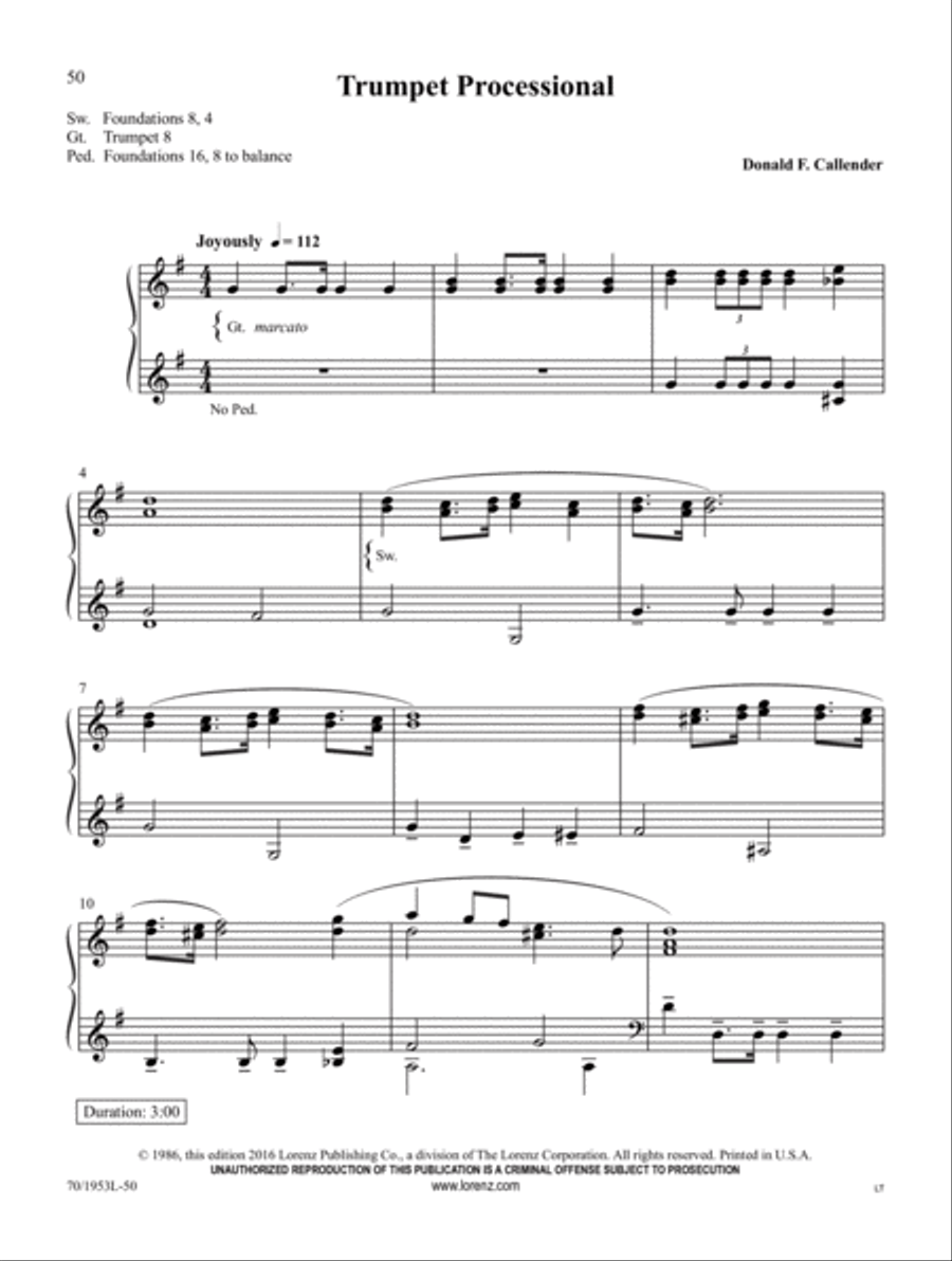 Sound the Trumpet Trumpet scores gallery preview page 17
