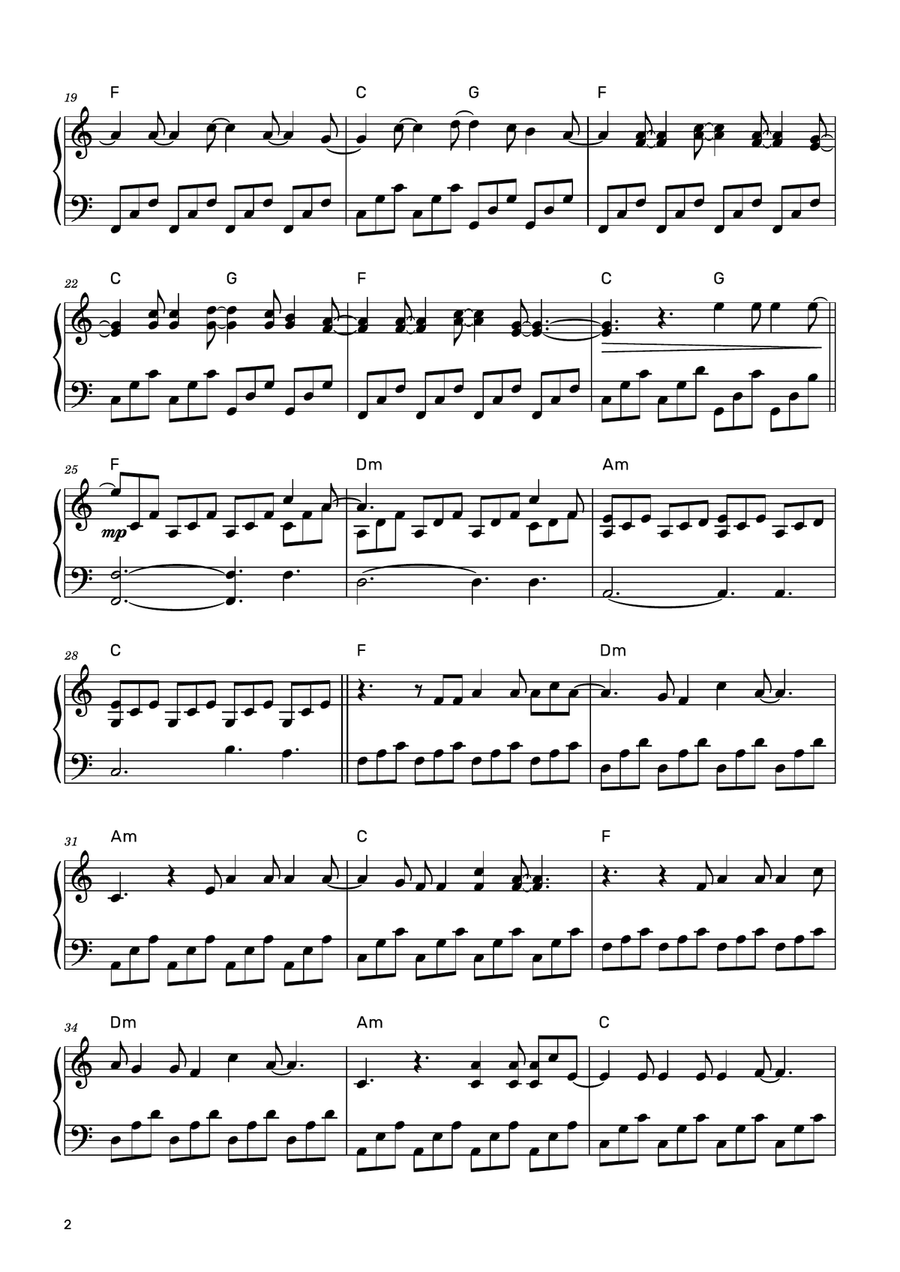 How Did It End? Piano Solo scores gallery preview page 2