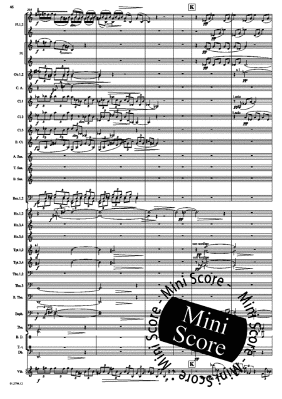 Concerto for Percussion and Band Concert Band scores gallery preview page 50