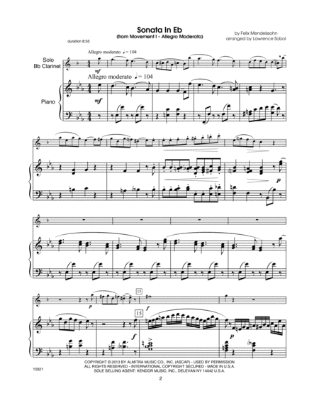 Kendor Master Repertoire - Clarinet