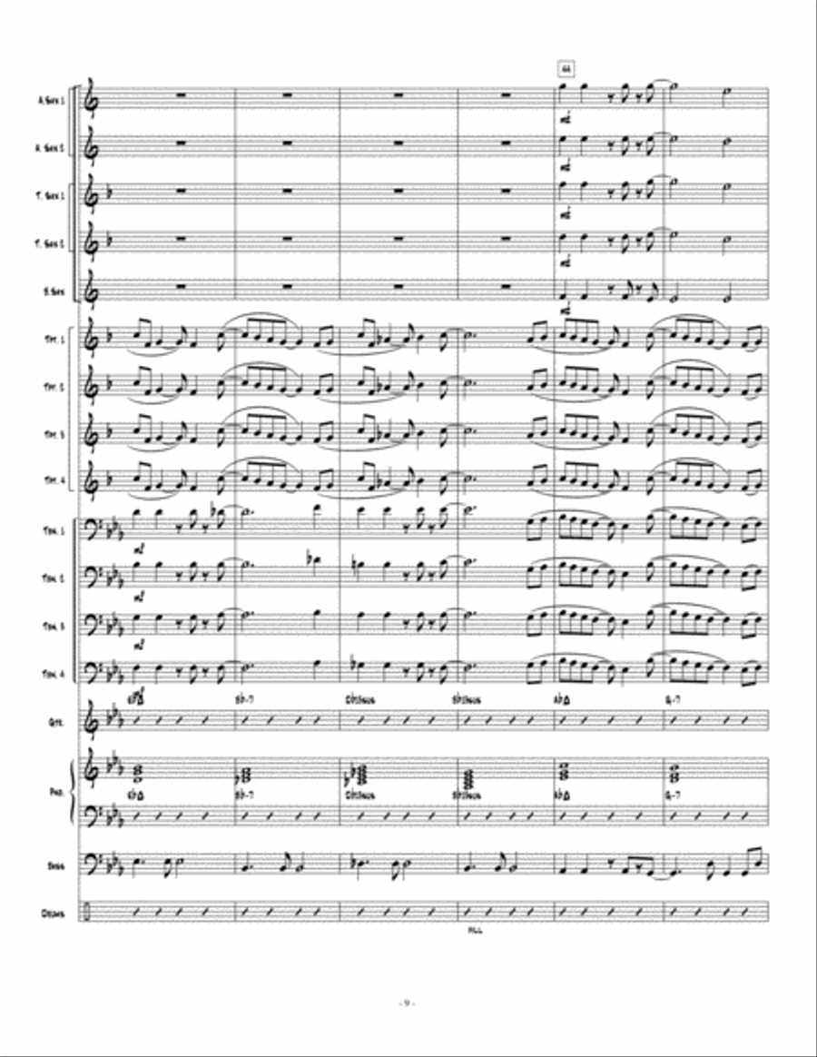 Speed Shift Speed Shift Jazz Ensemble scores gallery preview page 10