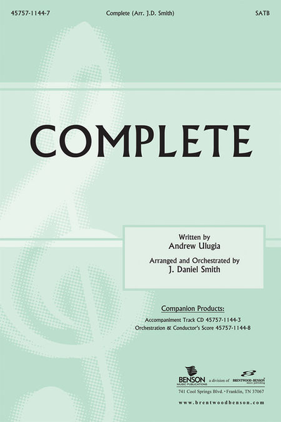 Complete (Orchestra Parts and Conductor's Score)