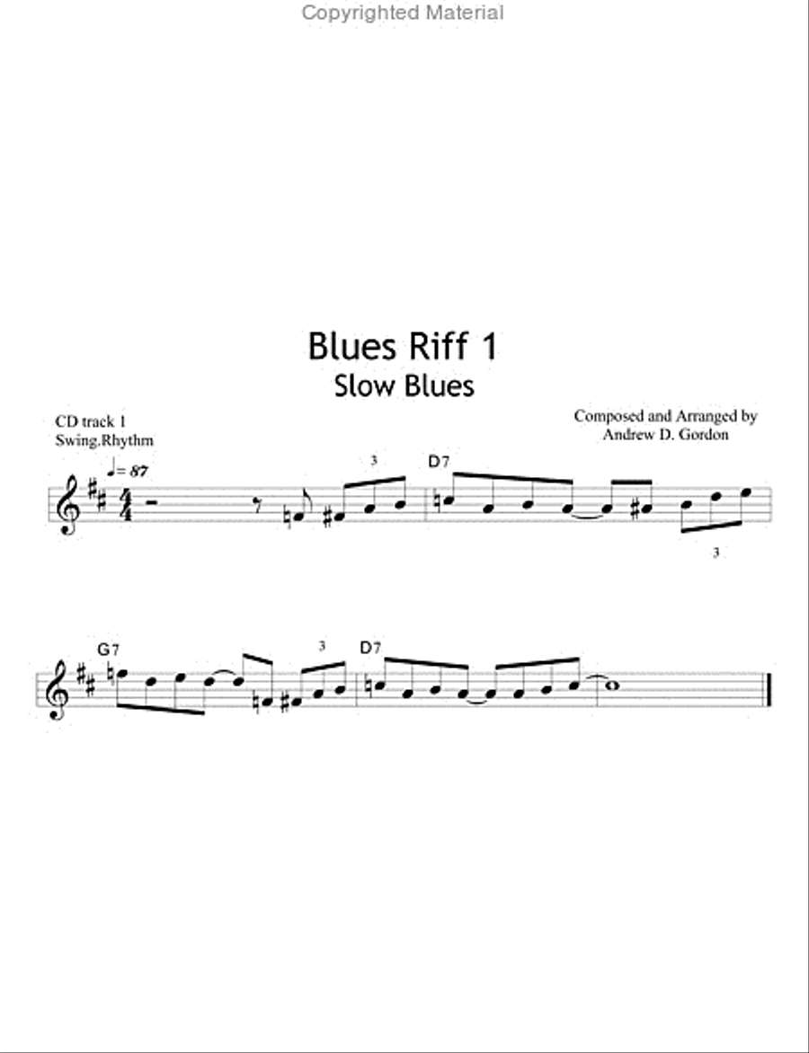 100 Ultimate Blues Riffs for Clarinet Beginner Series Clarinet Solo scores gallery preview page 2