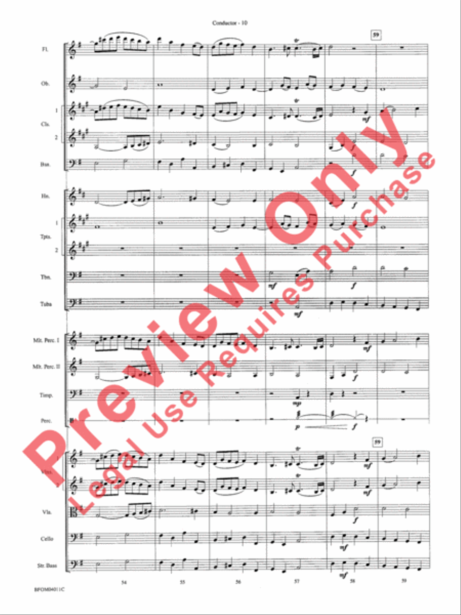 Sleepers Wake (More of the Best of Bach) Full Orchestra scores gallery preview page 12
