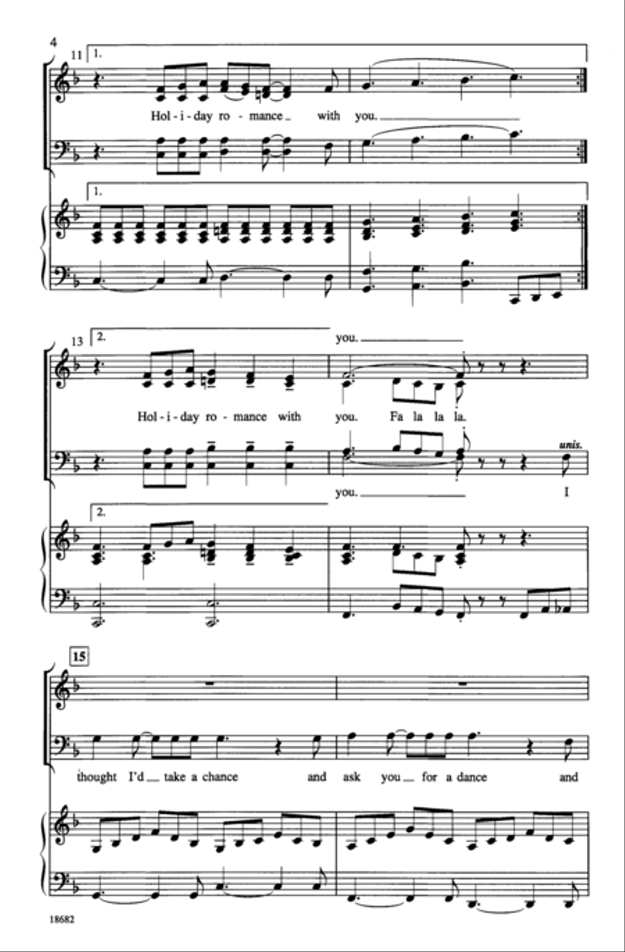 Holiday Romance Holiday Romance 4-Part scores gallery preview page 4