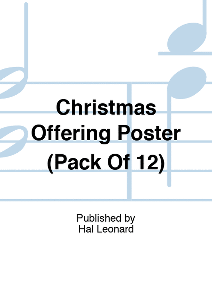 Christmas Offering Poster (Pack Of 12)