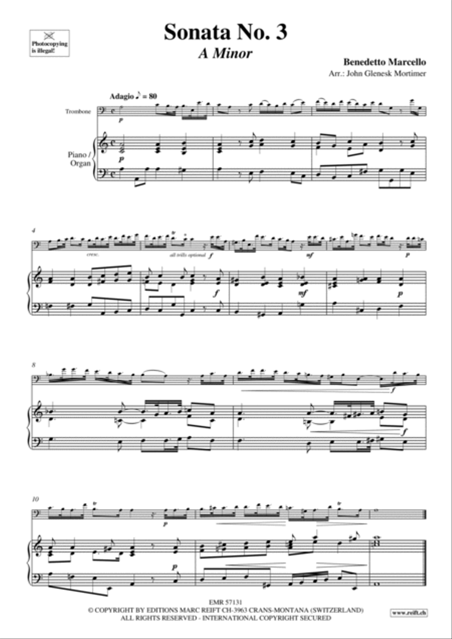 Sonata No. 3 Organ scores gallery preview page 4