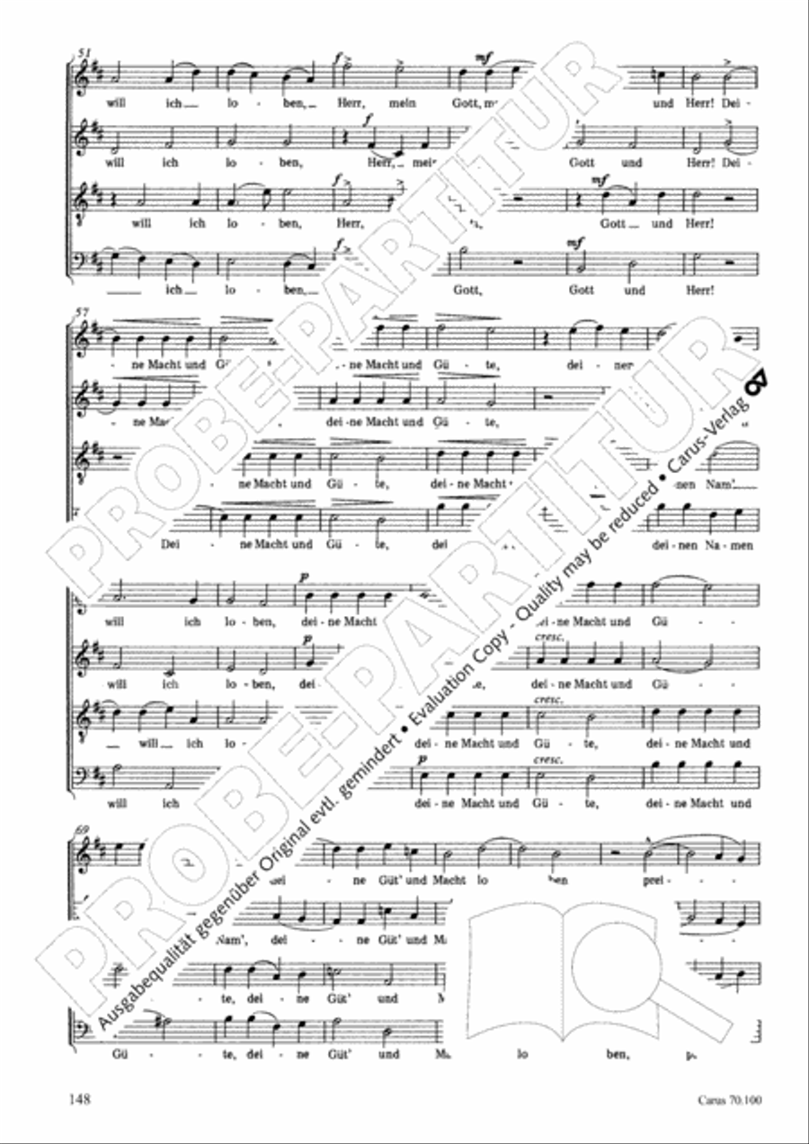 Geistliches Chorbuch der Romantik Choir scores gallery preview page 149