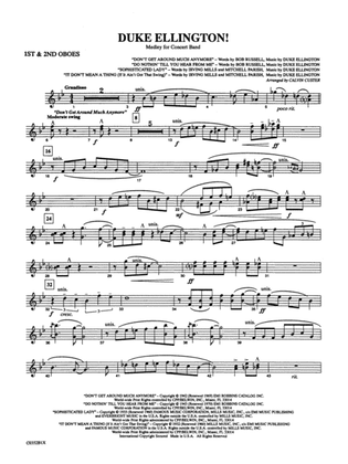 Duke Ellington! (Medley for Concert Band): 1st & 2nd Oboe