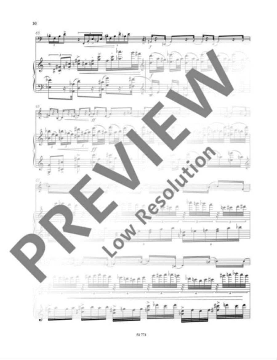 Sonata B-Flat Clarinet scores gallery preview page 11