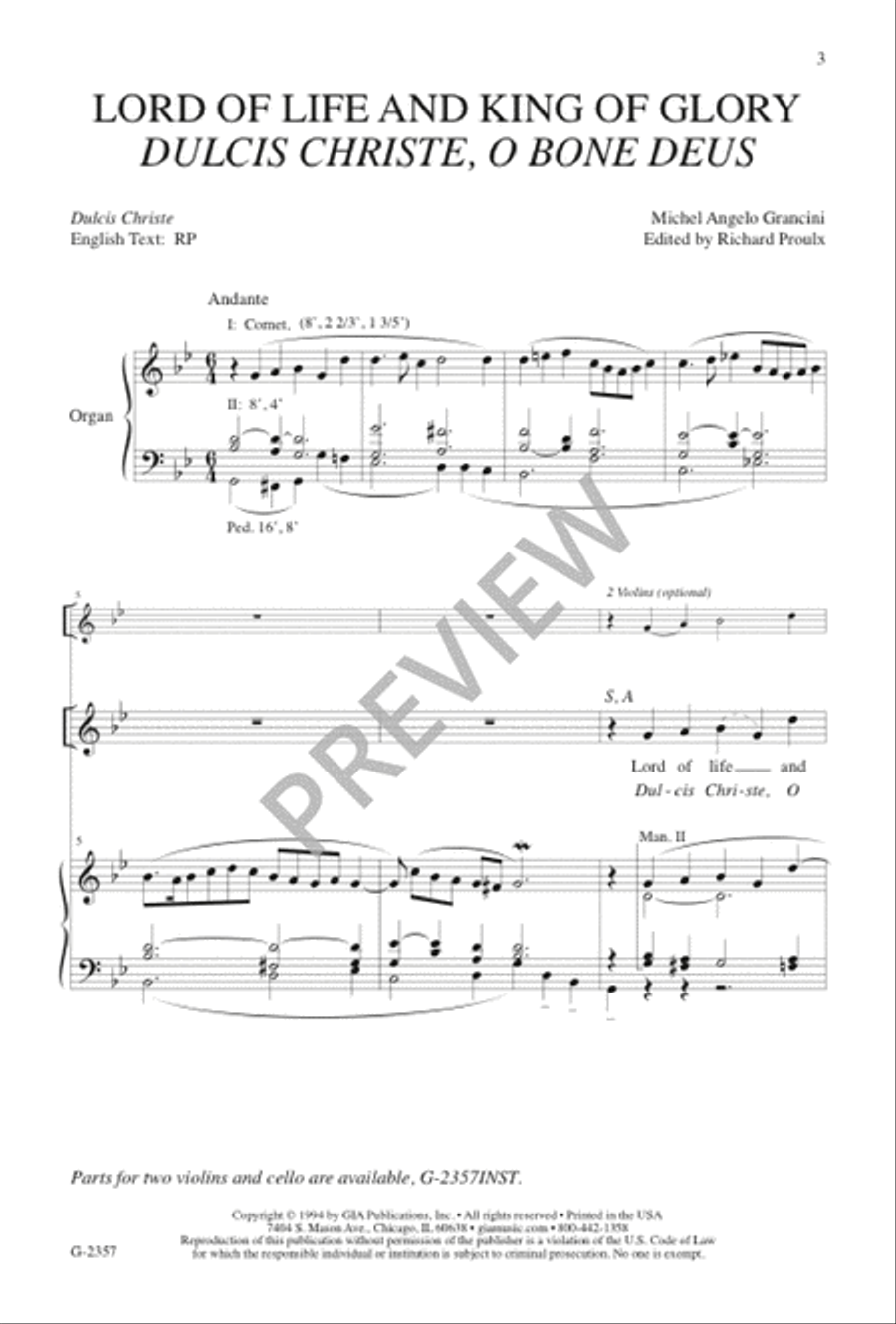 Lord of Life and King of Glory 2-Part scores gallery preview page 4