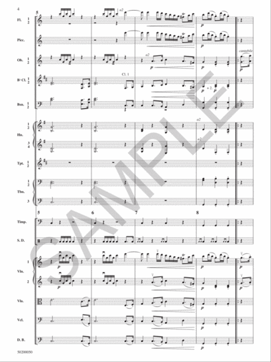 March No. 1 in C Full Orchestra scores gallery preview page 5