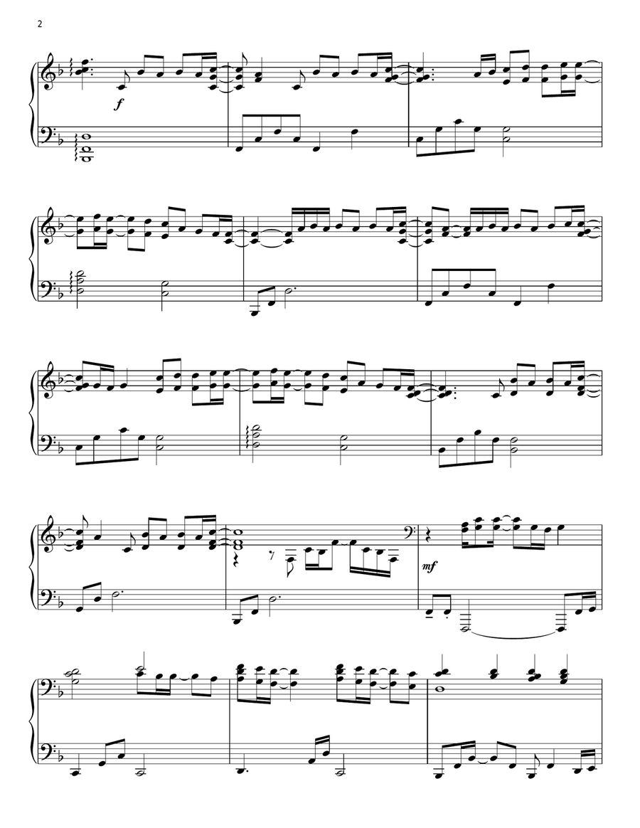 Does Anybody Hear Her Does Anybody Hear Her Piano Solo scores gallery preview page 2