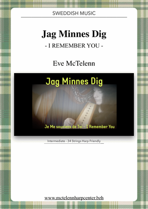 Jag Minnes Dig - Medieval Swedish Love Song - intermediate & 34 String Harp | McTelenn Harp Center