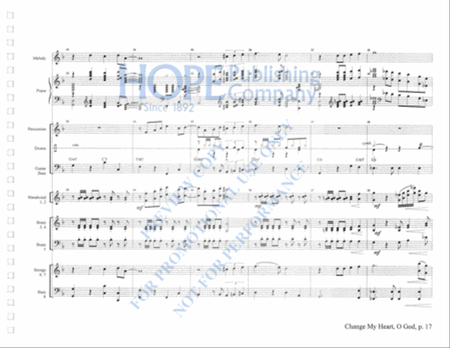Praise Him with Instruments Orchestra scores gallery preview page 21