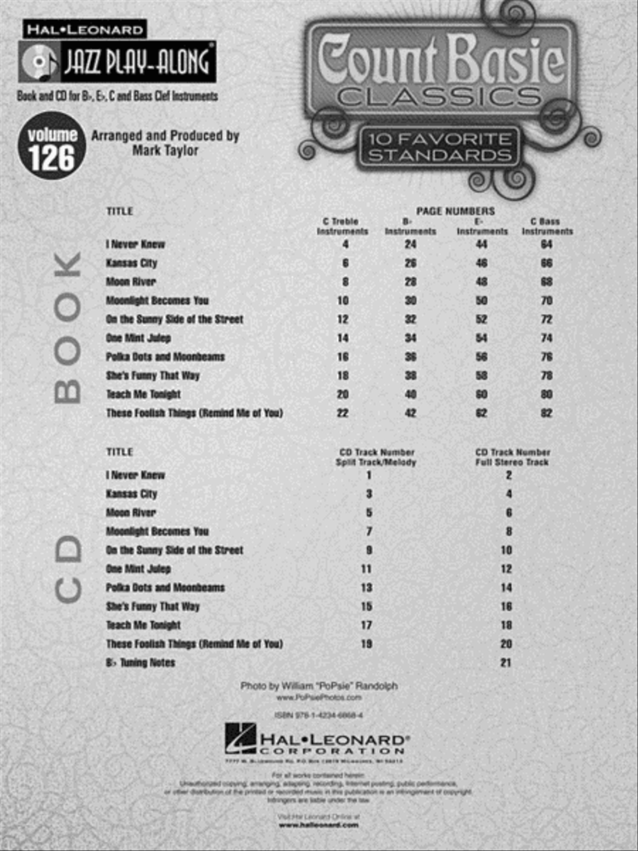 Count Basie Classics C Instrument scores gallery preview page 3