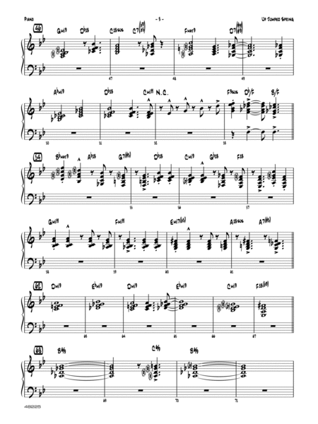 Up Jumped Spring: Piano Accompaniment