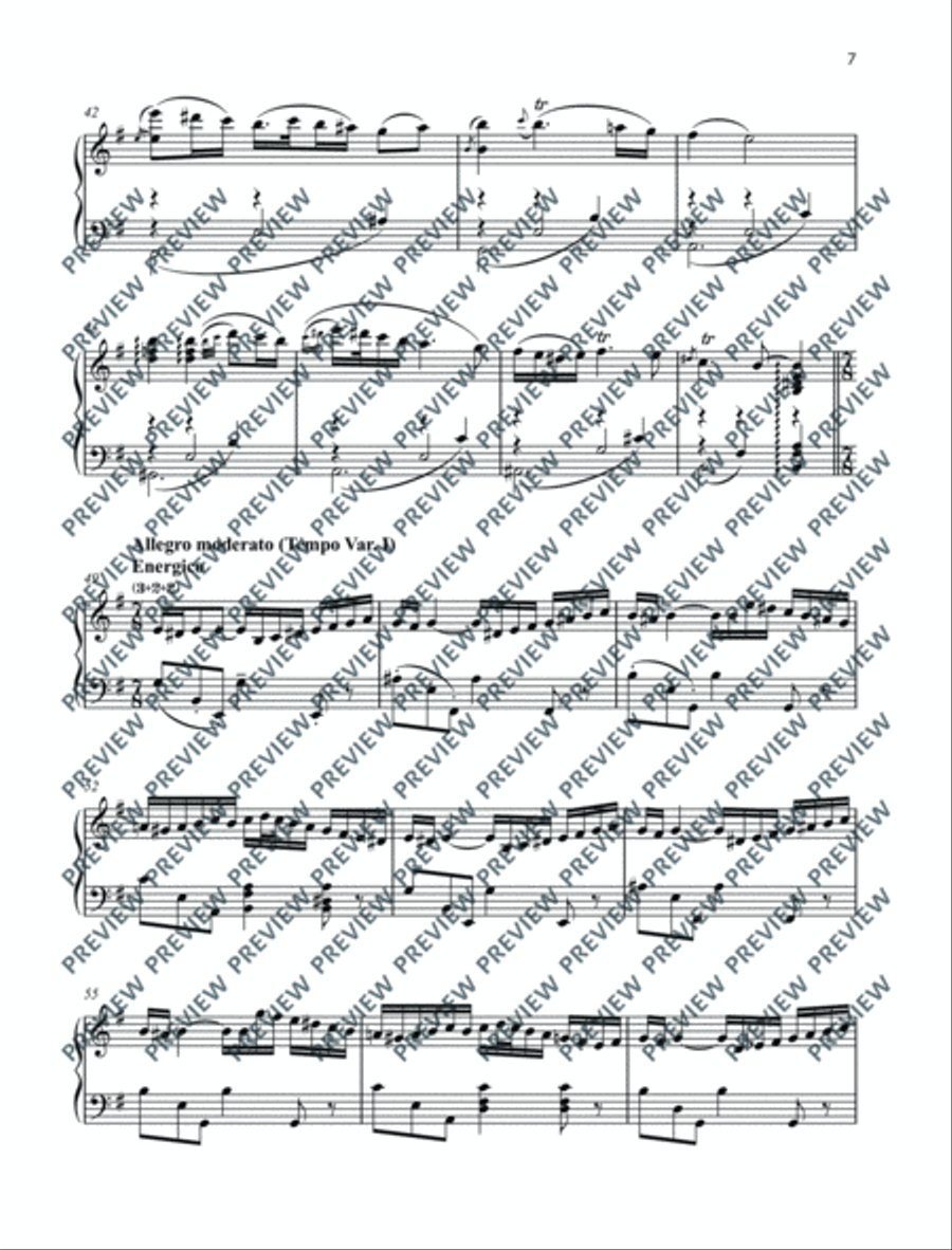Goldberg in Istanbul Harpsichord scores gallery preview page 8