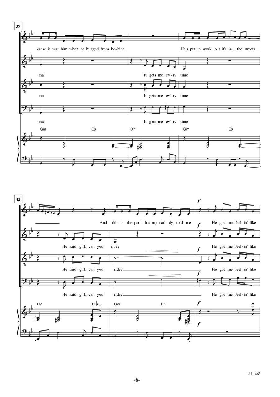 Havana 4-Part scores gallery preview page 6