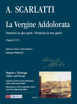 Book cover for La Vergine Addolorata. Oratorio in two parts (Napoli 1717). Critical Edition