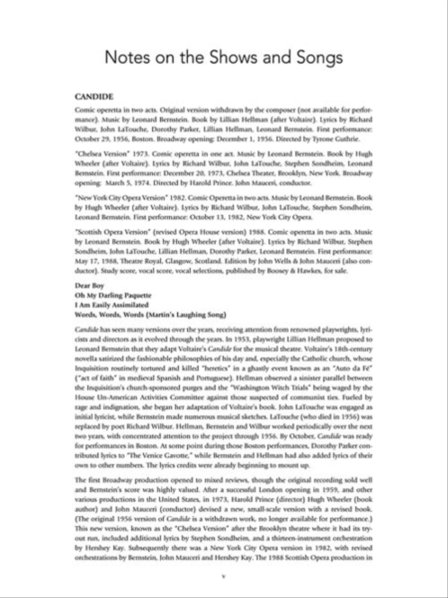 Bernstein Theatre Songs Medium Voice scores gallery preview page 6