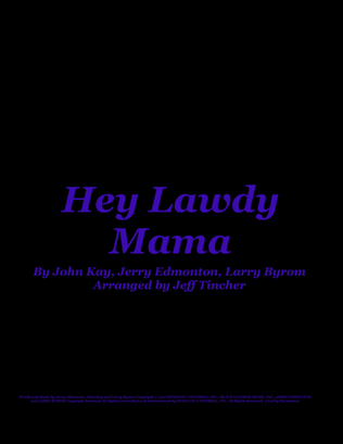 Hey Lawdy Mama