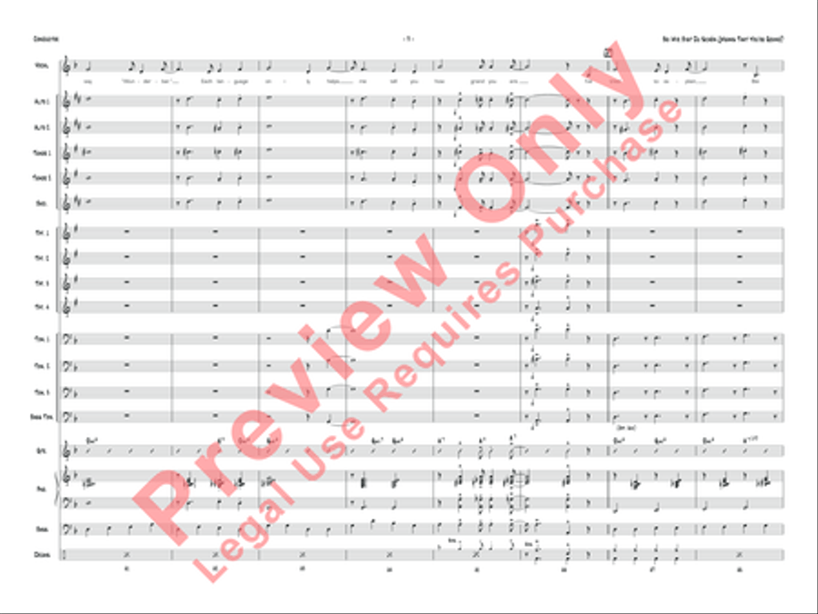 Bei Mir Bist Du Schon (Means That You're Grand) Jazz Ensemble scores gallery preview page 10