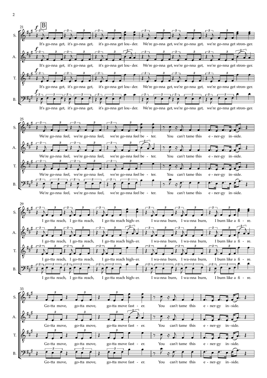 Louder 4-Part scores gallery preview page 2
