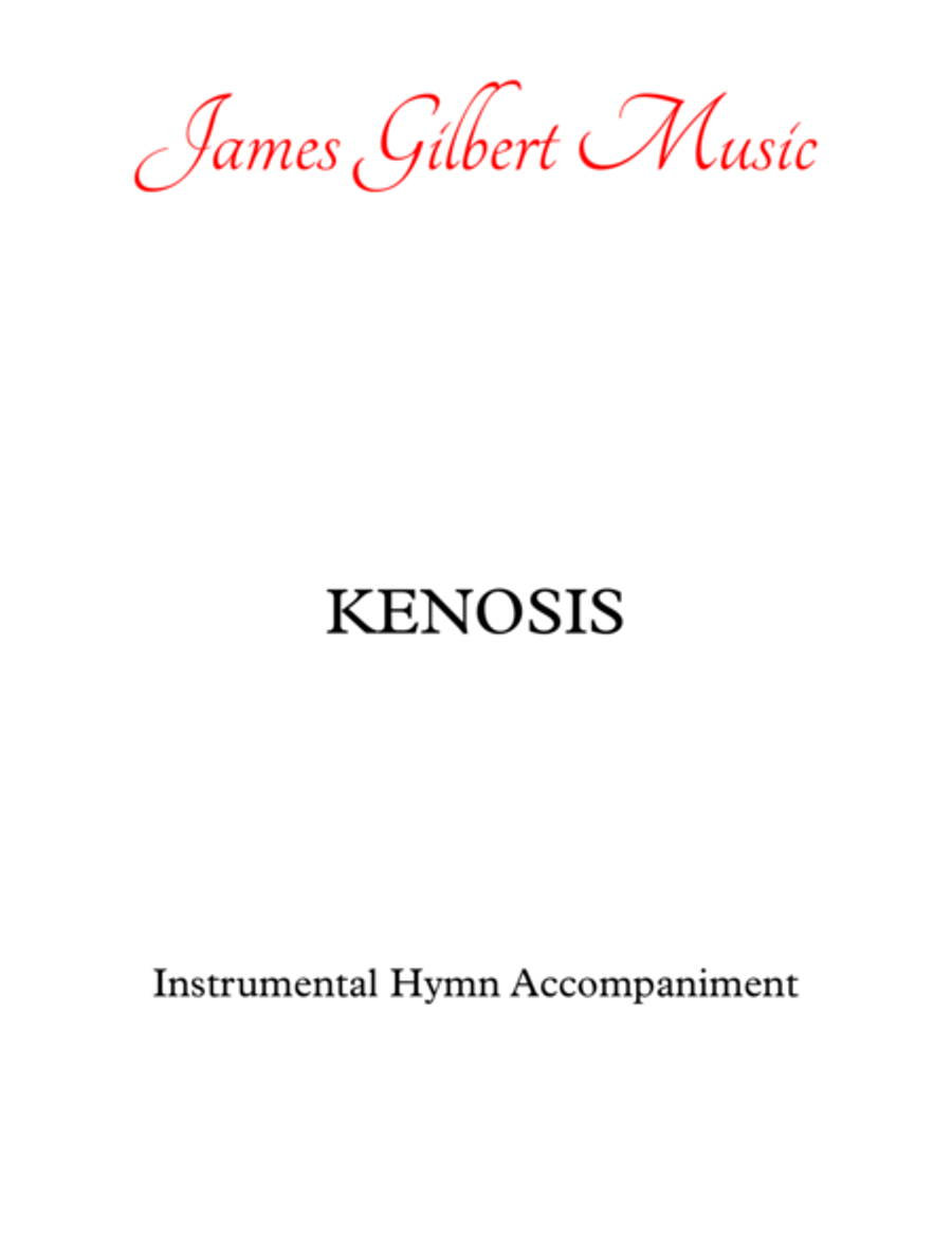 KENOSIS (I Gave My Life For Thee) Small Ensemble scores gallery preview page 1