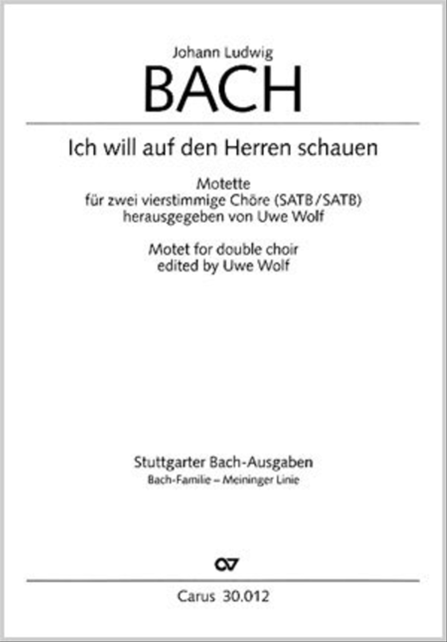 Ich will auf den Herren schauen 4-Part scores gallery preview page 1