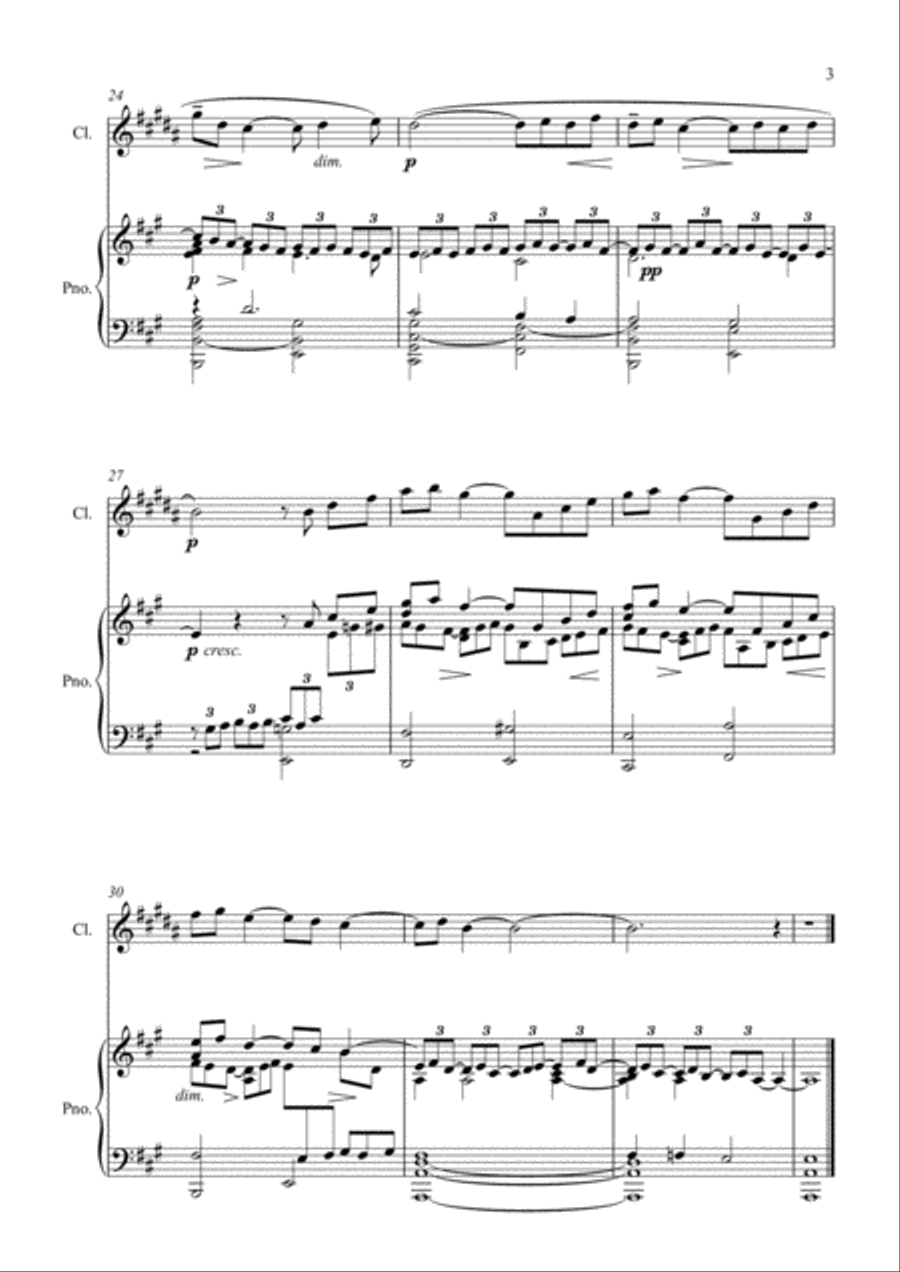 Rachmaninoff: Adagio from Symphony No. 2 for Clarinet and Piano (Arr. Seunghee Lee) image number null