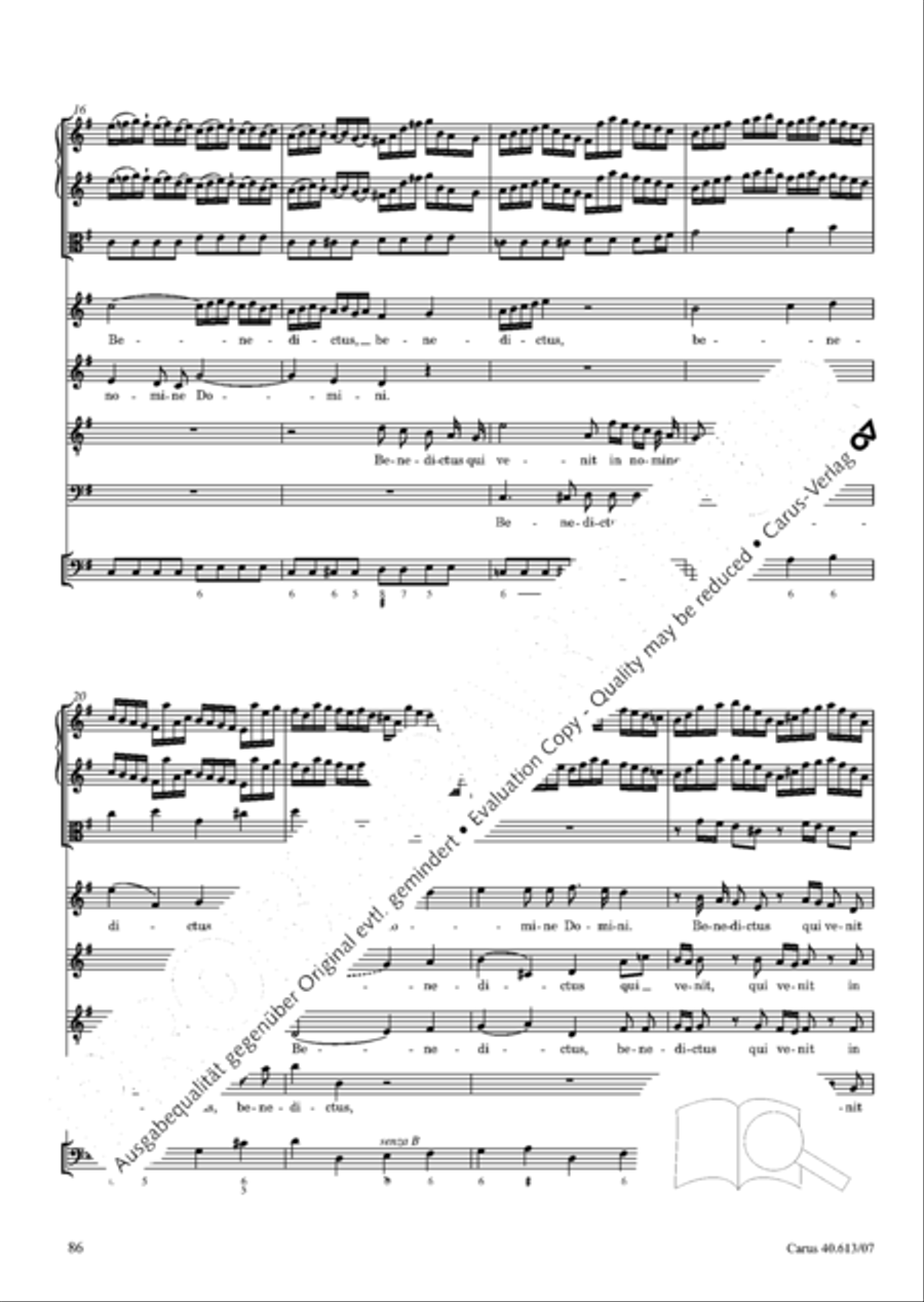 Mass in C (Missa in C) Mass in C (Missa in C) 4-Part scores gallery preview page 93