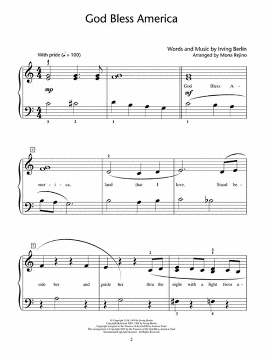 God Bless America® and Other Patriotic Piano Solos – Level 3