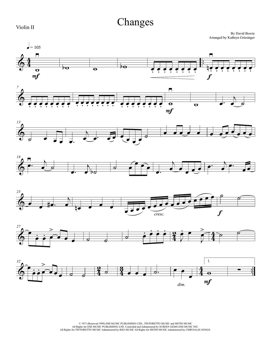 Changes String Quartet scores gallery preview page 3