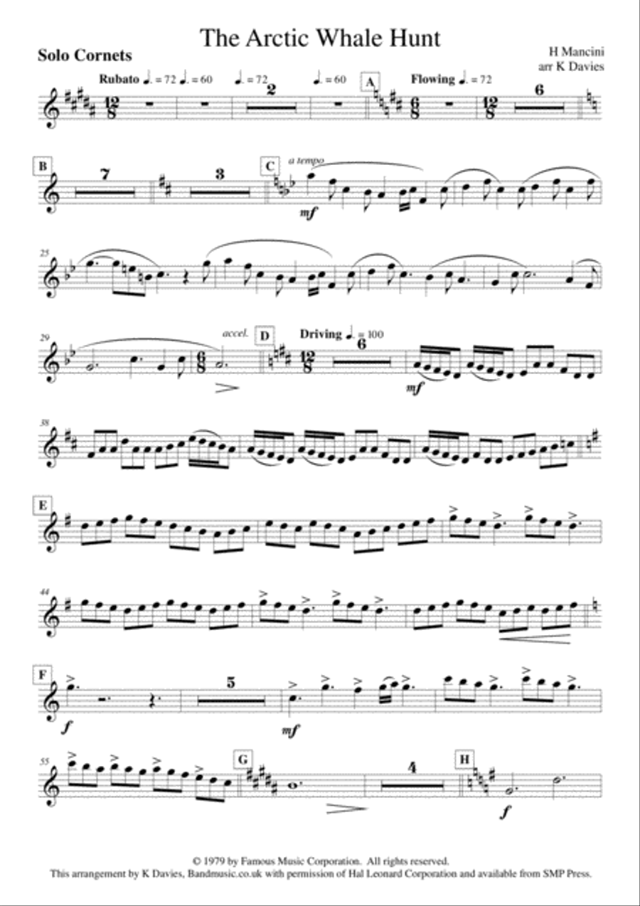 Arctic Whale Hunt from THE WHITE DAWN Brass Ensemble scores gallery preview page 2