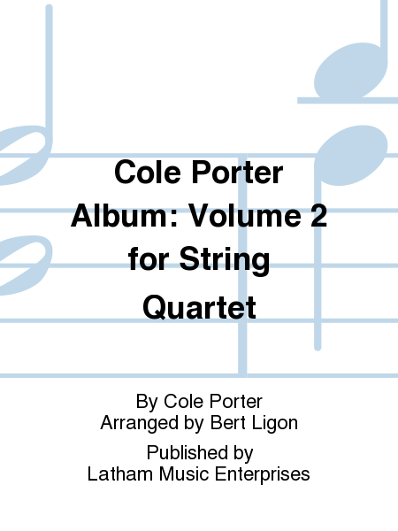 Cole Porter Album: Volume 2 for String Quartet image number null