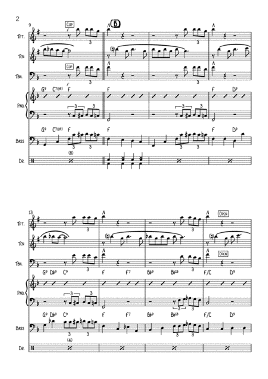 Sentimental Journey Tenor Saxophone scores gallery preview page 2