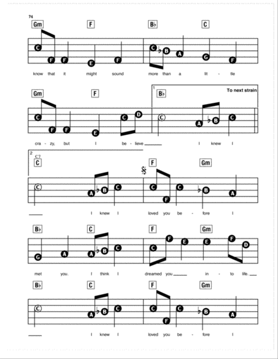 I Knew I Loved You Electronic Keyboard scores gallery preview page 2