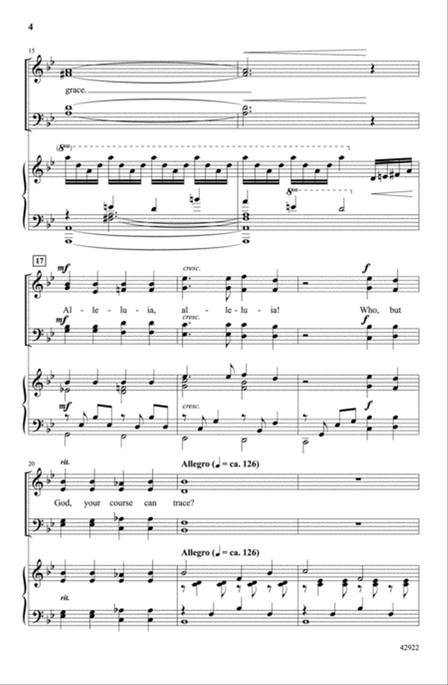And the Stars Will Dance And the Stars Will Dance 4-Part scores gallery preview page 3