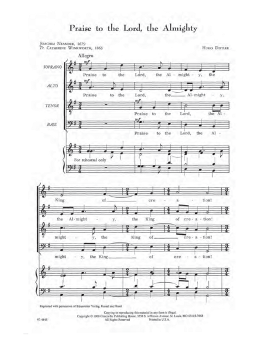 A First Motet Book 4-Part scores gallery preview page 6