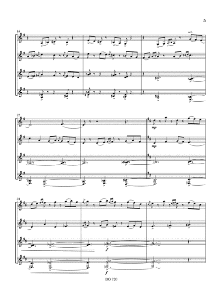 The Red Elf’s Tale The Red Elf’s Tale Guitar Ensemble scores gallery preview page 5