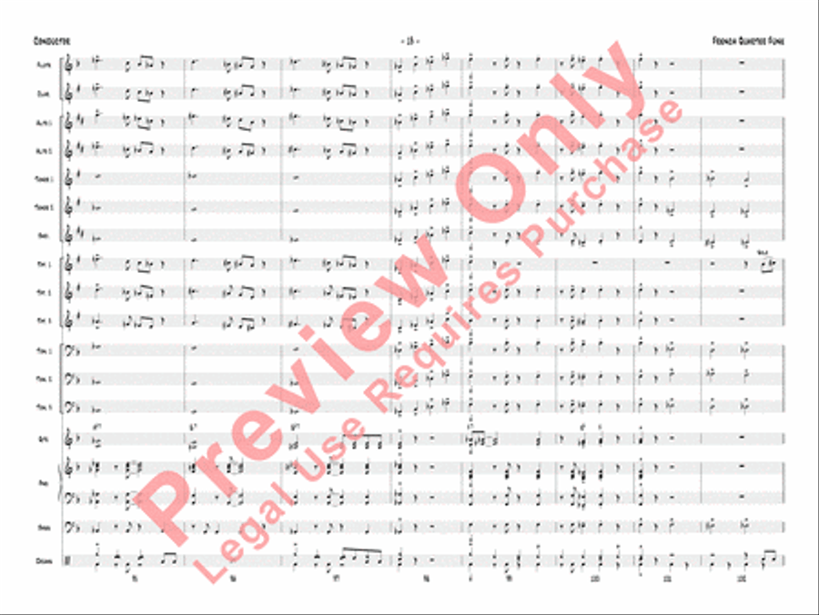 French Quarter Funk Jazz Ensemble scores gallery preview page 16