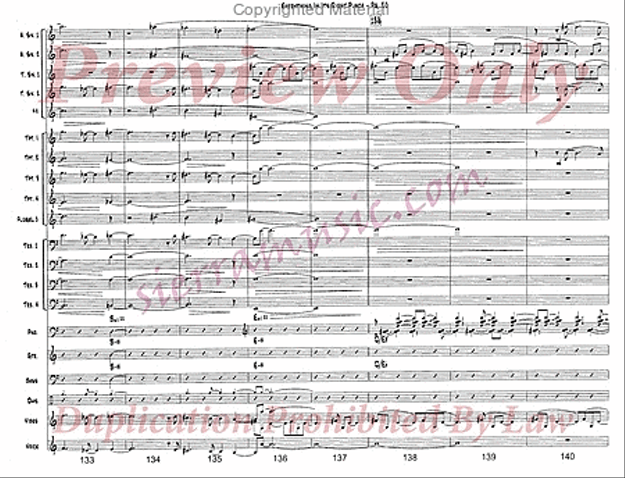 Everything In Its Right Place Jazz Ensemble scores gallery preview page 21