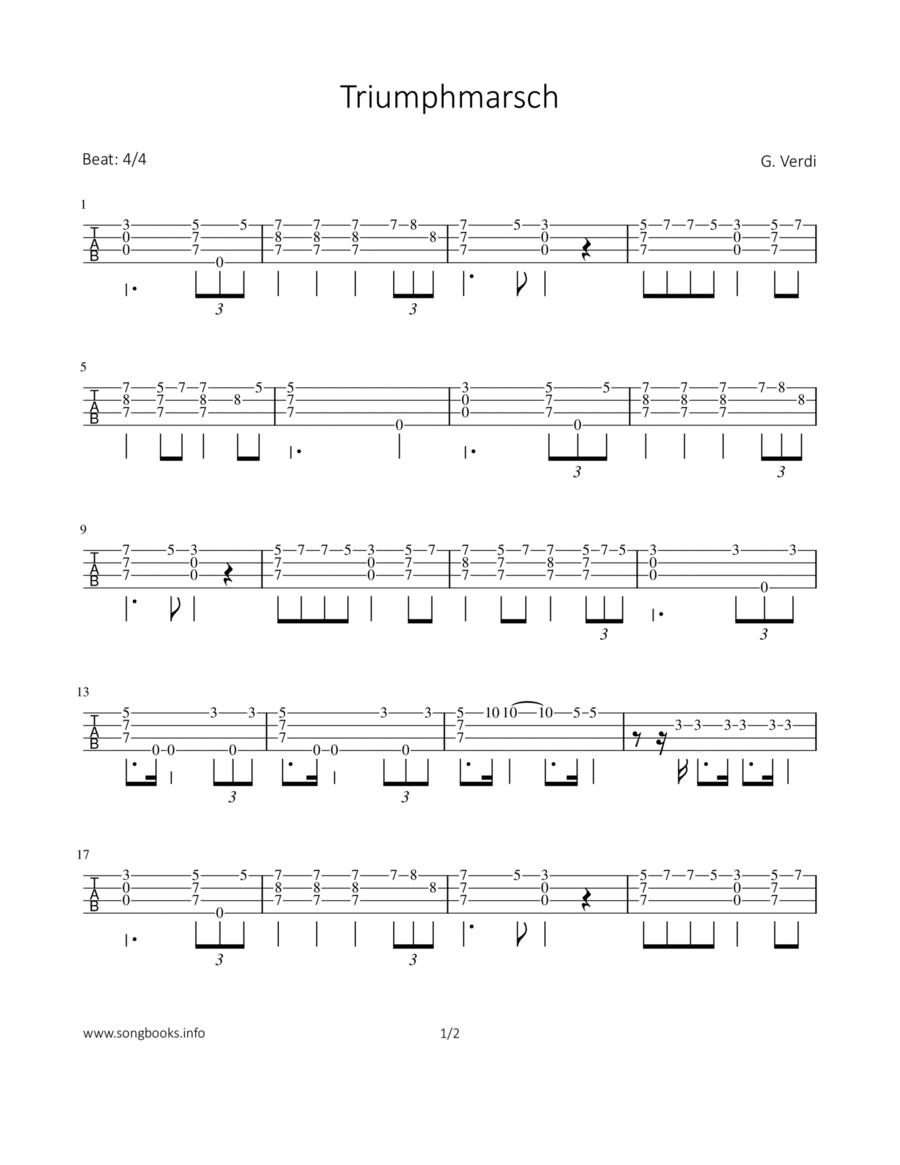 Triumphmarsch Chamber Music scores gallery preview page 1