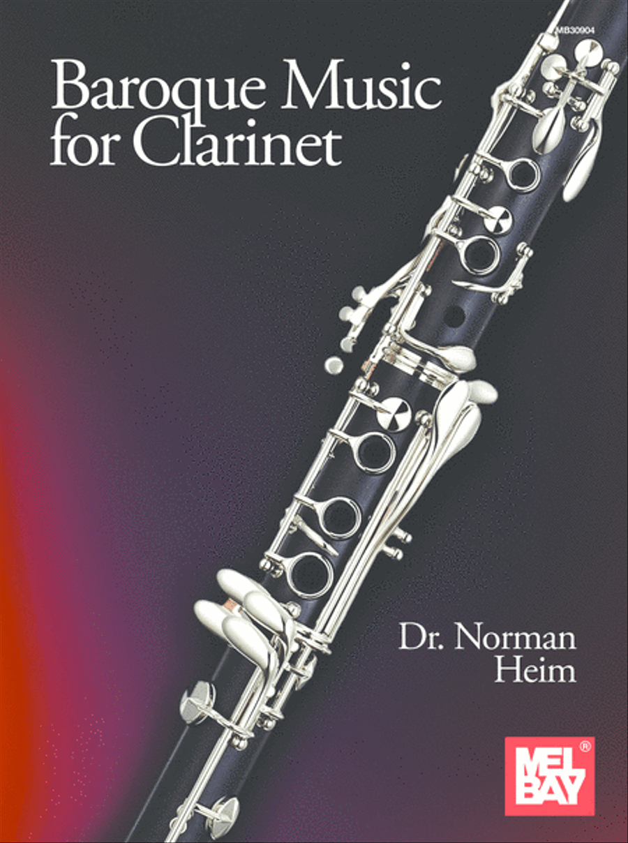Baroque Music for Clarinet Clarinet Solo scores gallery preview page 1