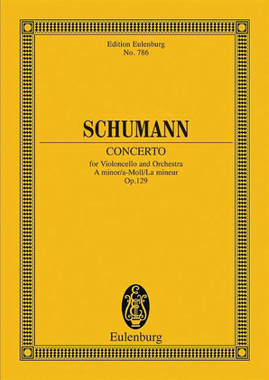 Book cover for Cello Concerto in A minor, Op. 129