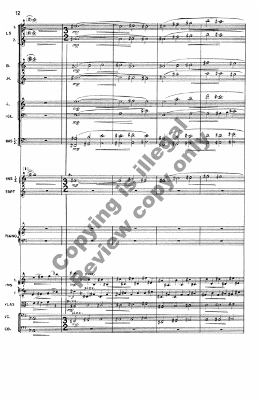 Symphony No. 3 Chamber Orchestra scores gallery preview page 9